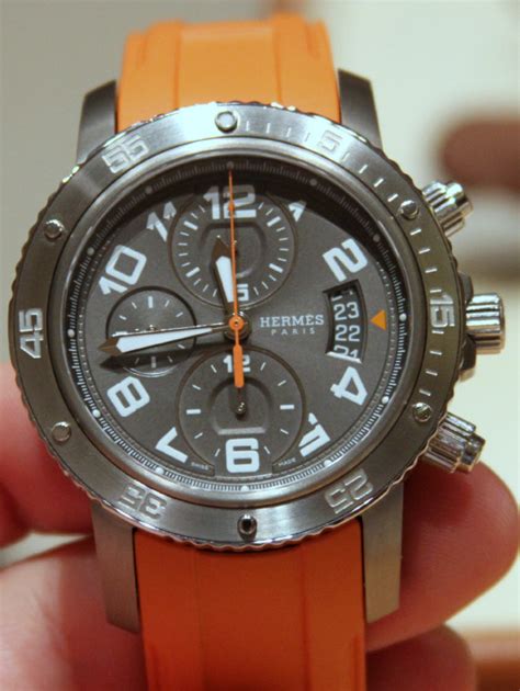 hermes mens clipper 2010 n98|Hermes Clipper Automatic Chronograph Watch For 2010.